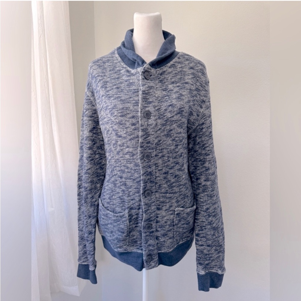 Urban Outfitters Abel Brown Streaky Button Up Men’s Shawl Cardigan